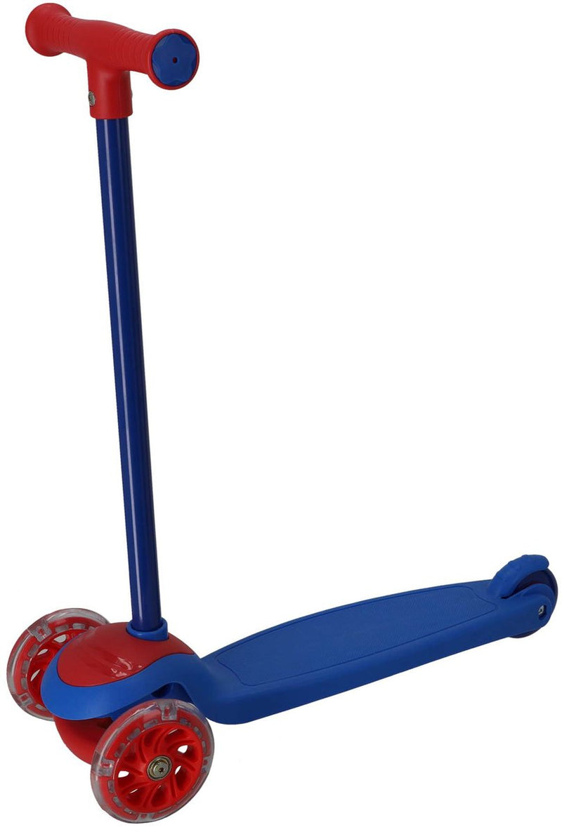 Alert passo scooter triciclo blu rosso