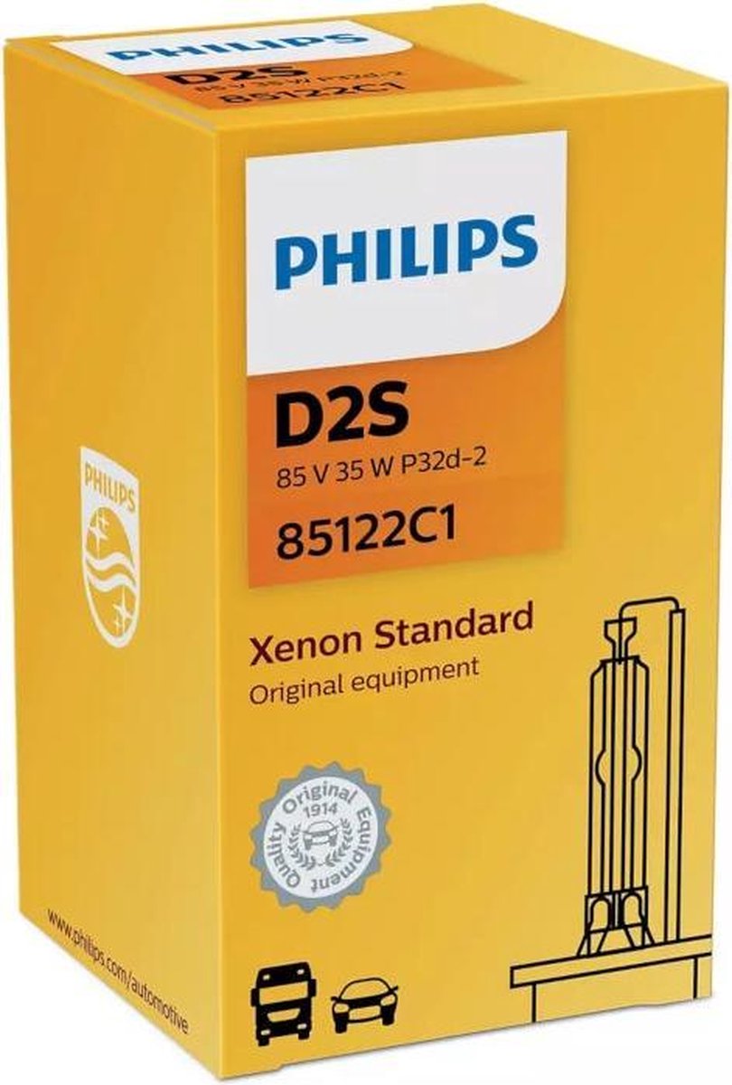 Philips xenón estándar d2s 85122c1