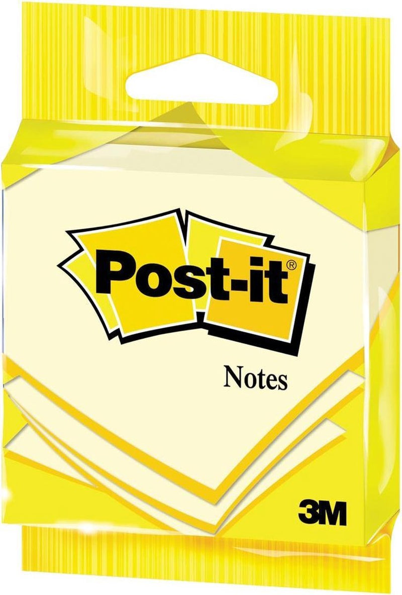 Nota adhesiva 3m 7100172243 76 mm x 76 mm amarillo 100 hojas