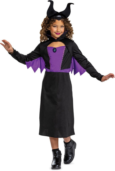 Travestimento Disney - cattivi, malefico classico, taglia s (5 - 6 anni), ragazze