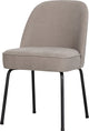 Silla de comedor Woood vogue - tejido - arena - 82,5x50x57