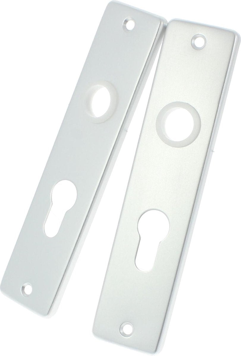 Starx kortschild profielcilinder 55 aluminium f1 - 2 stuks