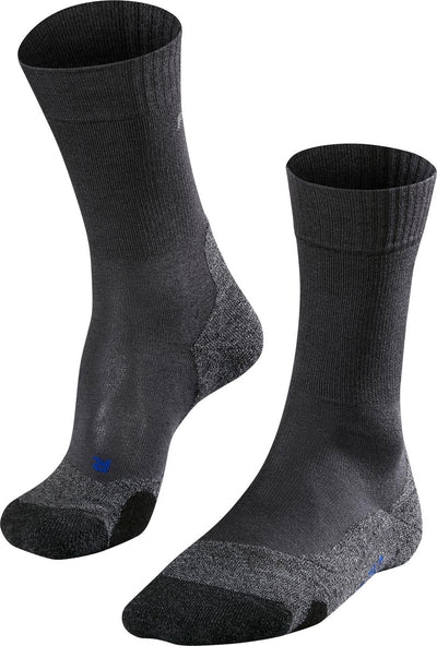 Falke tk2 cool anti-blaar dik lyocell functioneel materiaal wandelsokken heren grijs - maat 44-45
