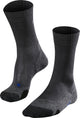 Falke tk2 cool anti-blaar dik lyocell functioneel materiaal wandelsokken heren grijs - maat 44-45