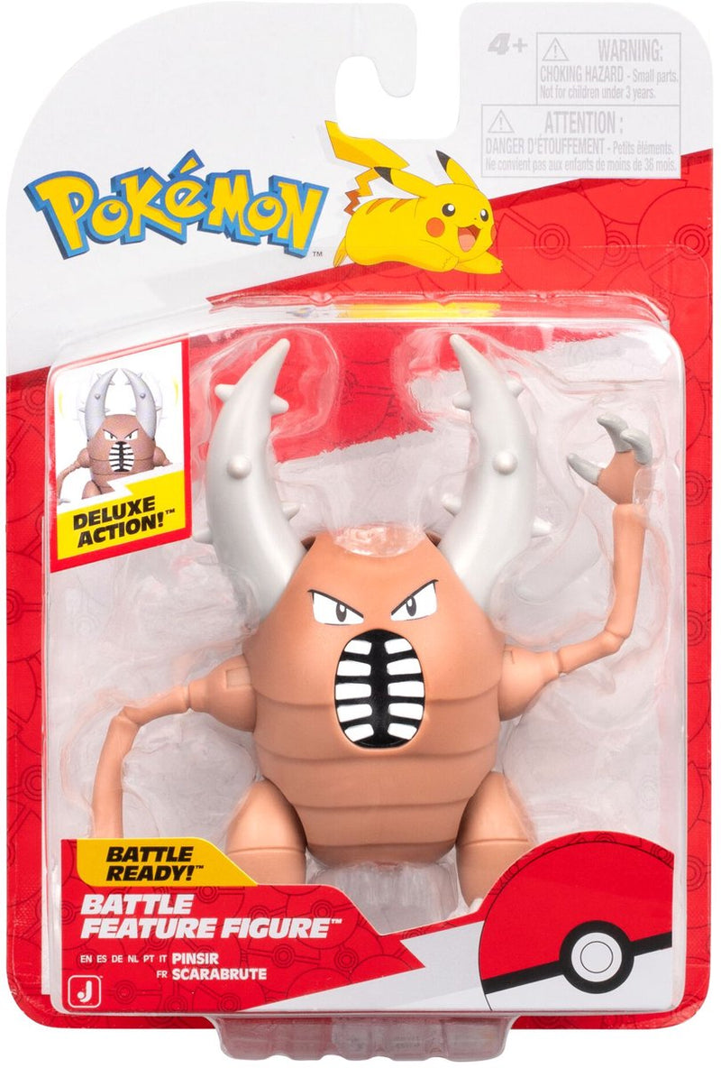 Jazwares pokémon - figura de batalla épica - pinsir
