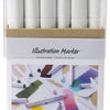 Creativ company tekenstift lijndikte 1+8mm pastelkleuren - 24st.