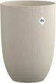 Elho sereh high 40 - macetero para interior exterior - plástico 100% reciclado - ø 39 x h 53,4 cm - beige hongo