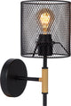 Lucide baskett - lampada da parete - 1xe27 - nero