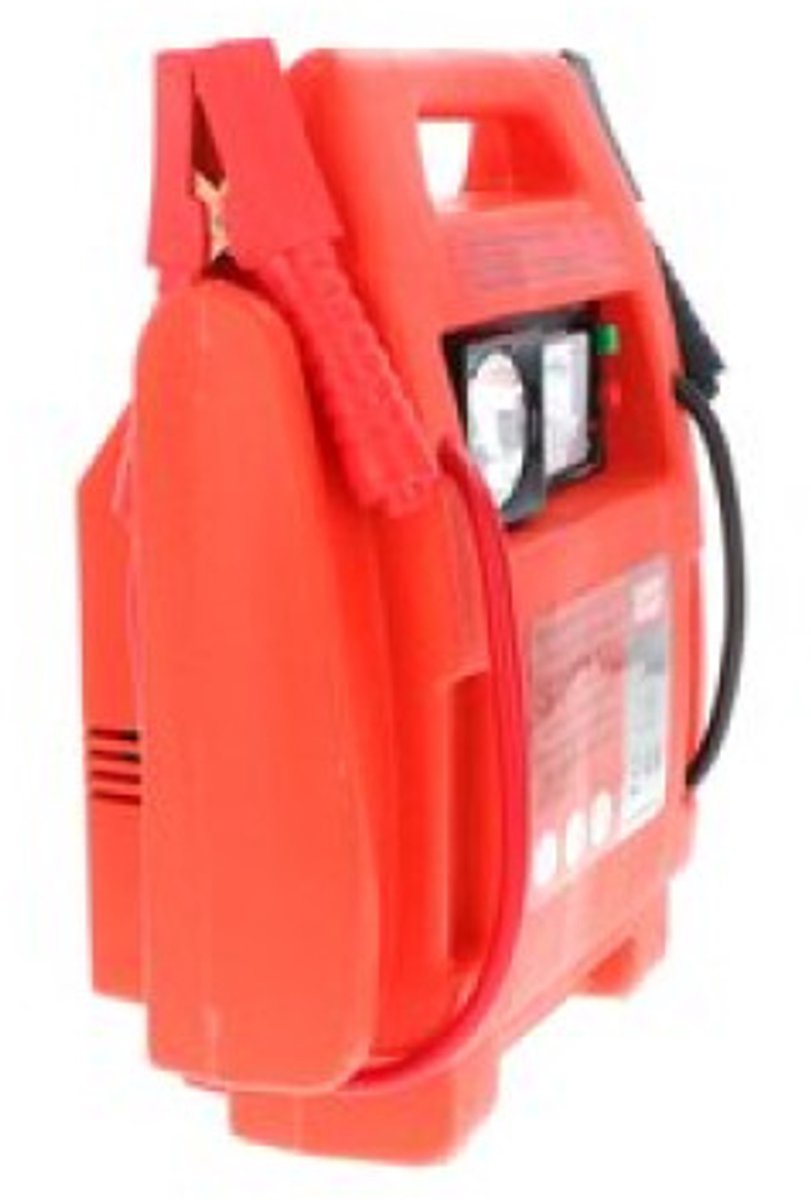 Ayuda de inicio de Carpa y compresor de aire 12 V 17 ah rojo