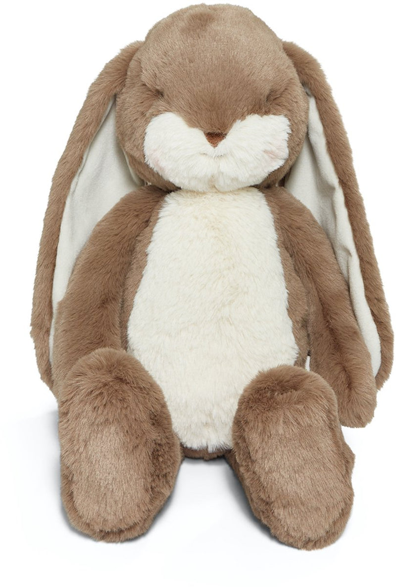 Bunnies by the bay coniglio floppy nibble - animale di peluche - peluche per bambini - dettagli ricamati - caramello - 44 cm