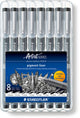 Staedtler - serie artista - delineador pigmentado - caja 8 piezas