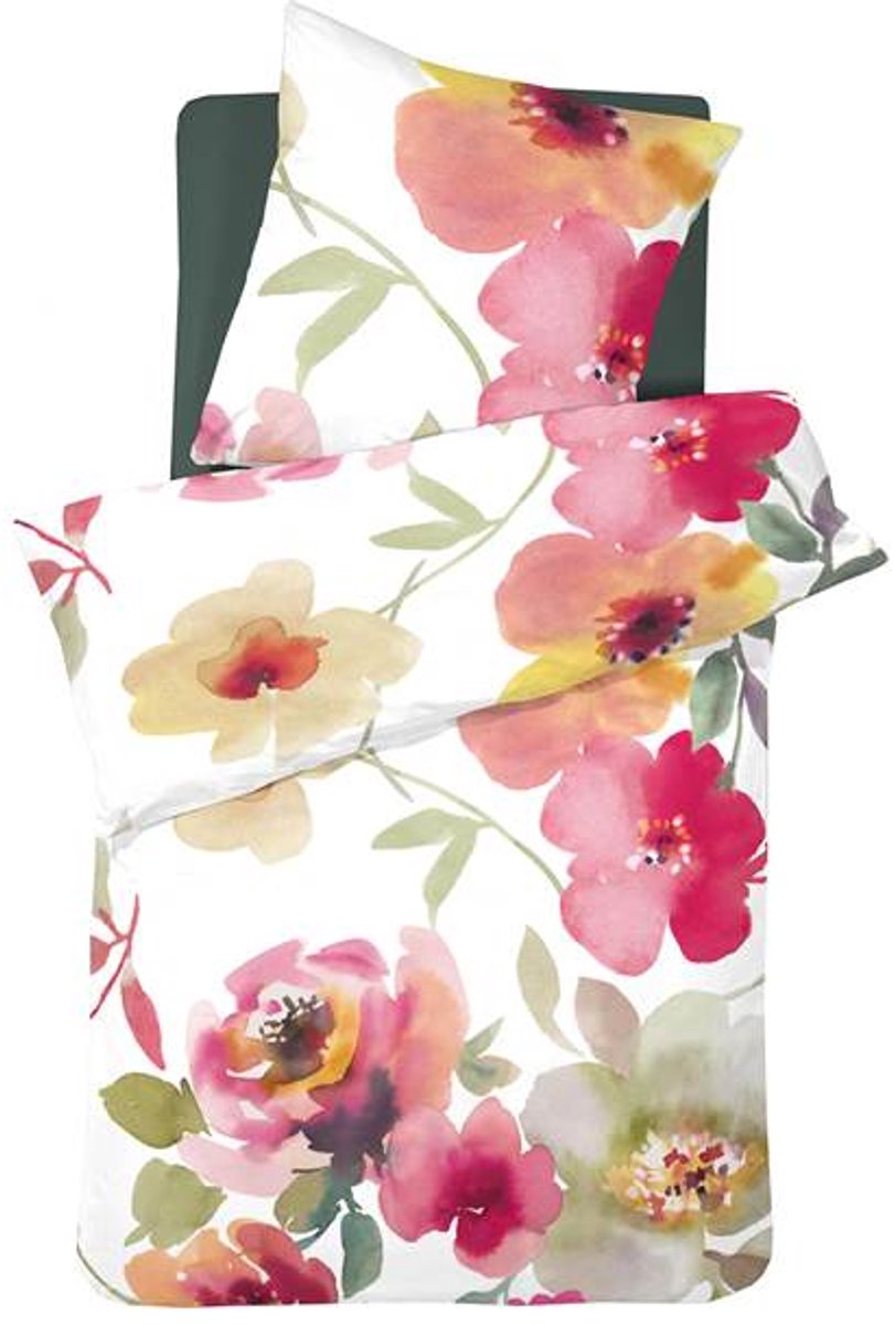 Funda nórdica Cenicienta flore - rosa - 140x220