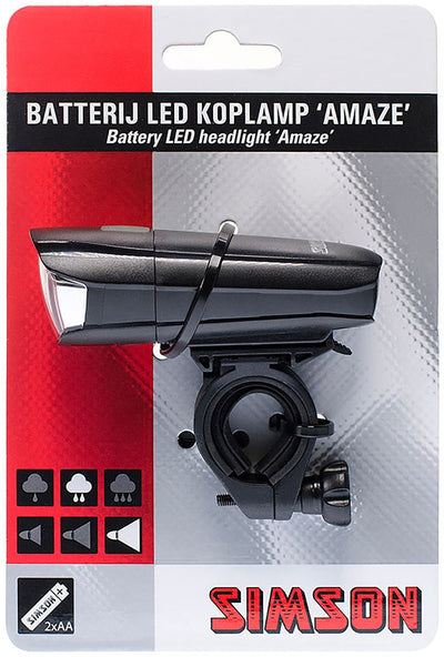 Faro stupire batterie a led nere