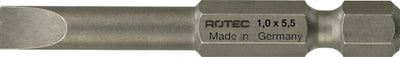 Punta de tornillo Rotec power 1 4x50mm sl0.6x3.5 | 10 piezas
