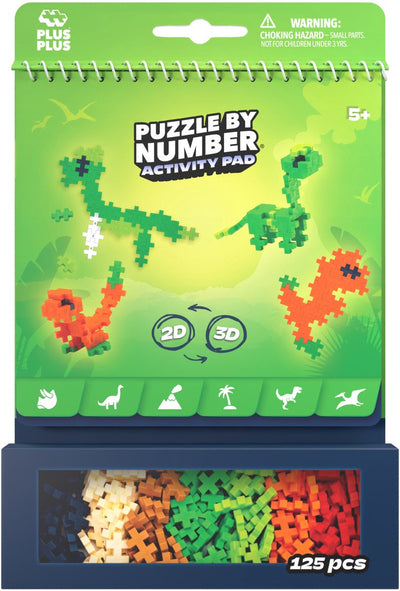 Plus plus plus-plus activity pad - dinosaurs (4347)