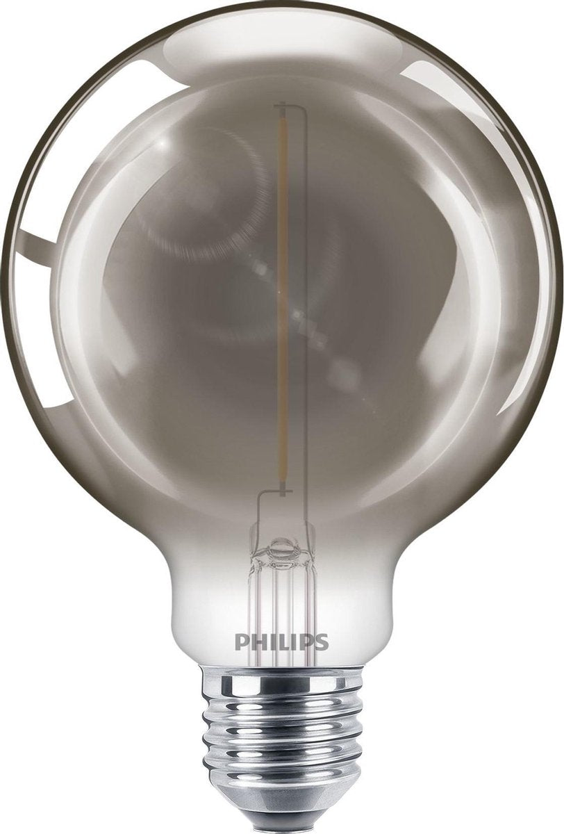 Philips led philips modern led e27 - light source - flame - 11w g93 smoky - not dimmable