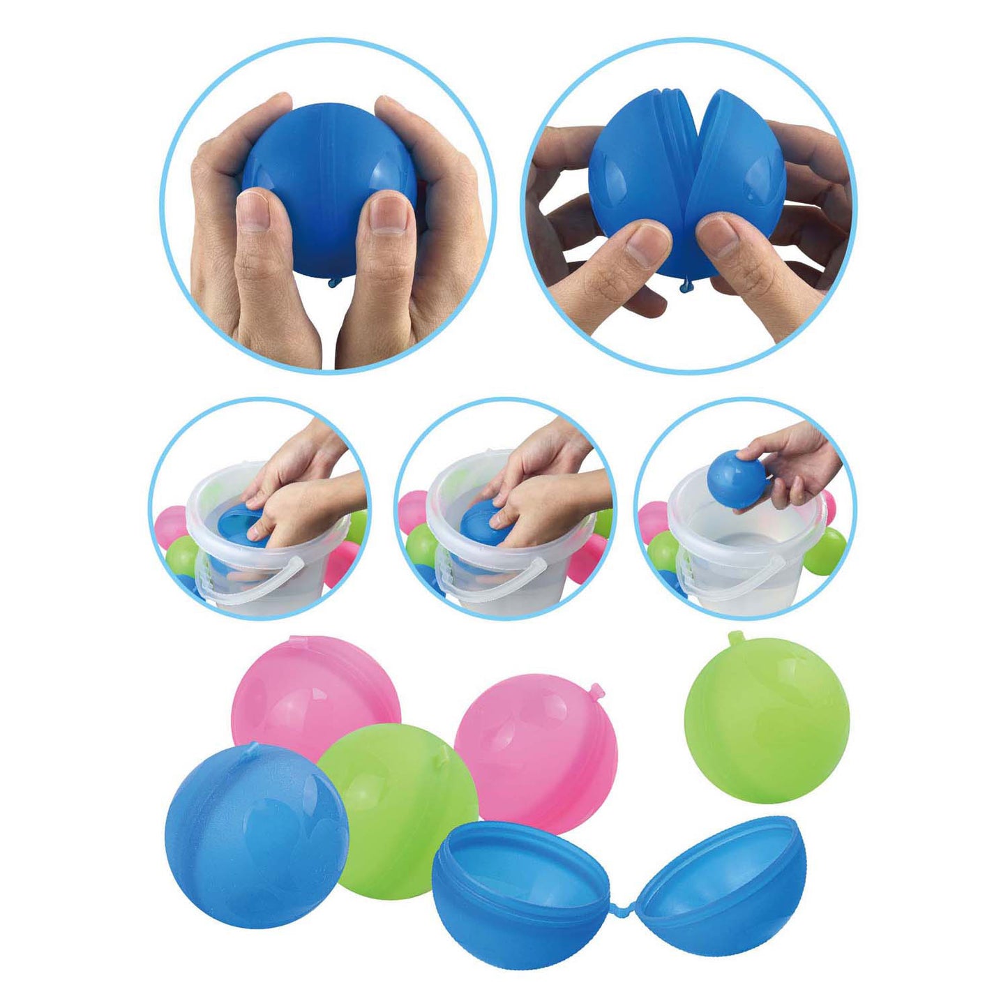 Playfun Riemible Waterballs, 6 °.