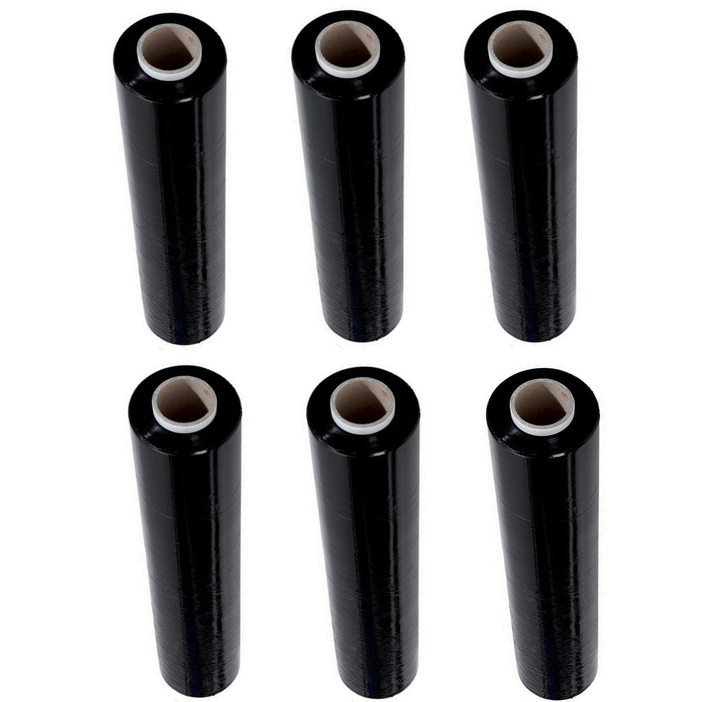 Lámina básica de handlacht 50 cm x 300m 20mu negro 6 rollos