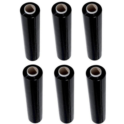 Lámina básica de handlacht 50 cm x 300m 20mu negro 6 rollos