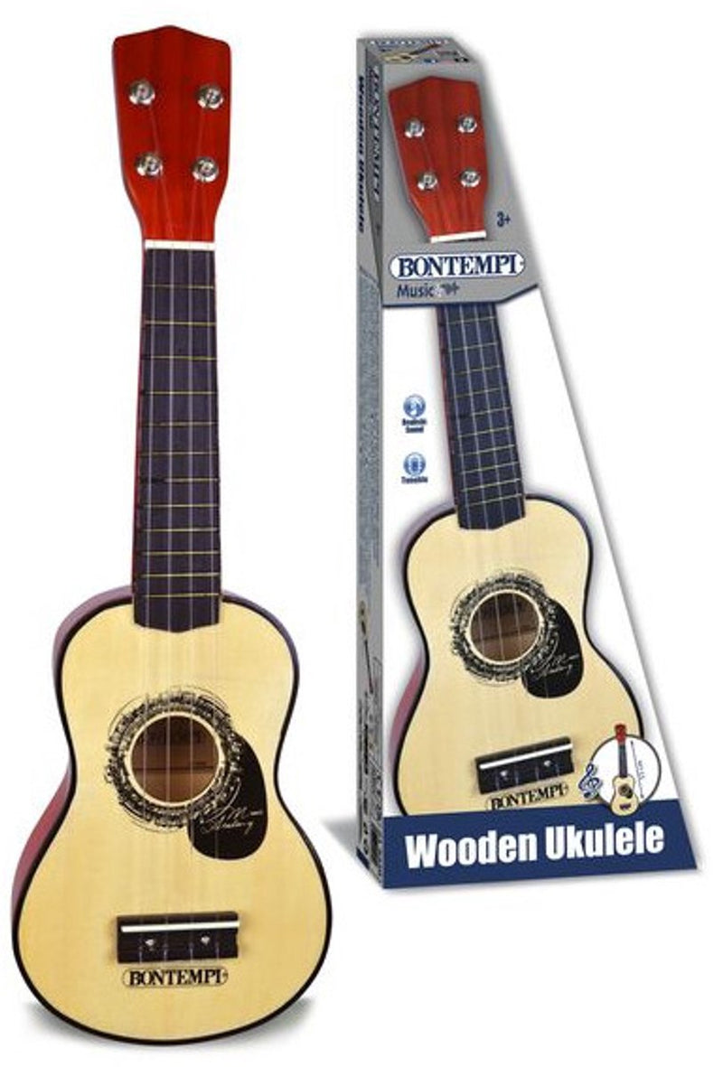 Bontempi spa botempi - ukelele de madera 52,5 cm - instrumento musical