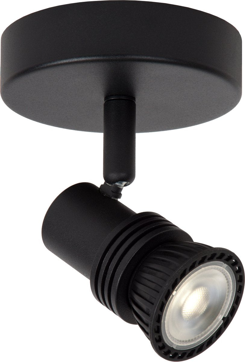 Lucide kianti - faretto da soffitto (lampada da soffitto) - ø 10 cm - 1xgu10 - nero