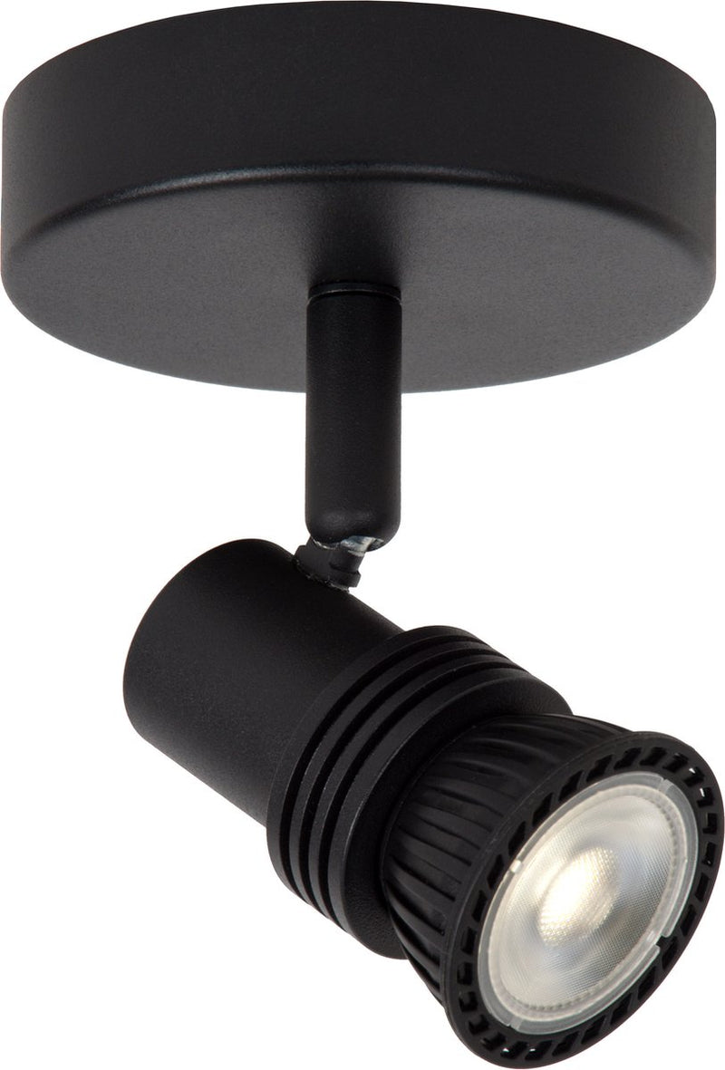 Lucide kianti - faretto da soffitto (lampada da soffitto) - ø 10 cm - 1xgu10 - nero