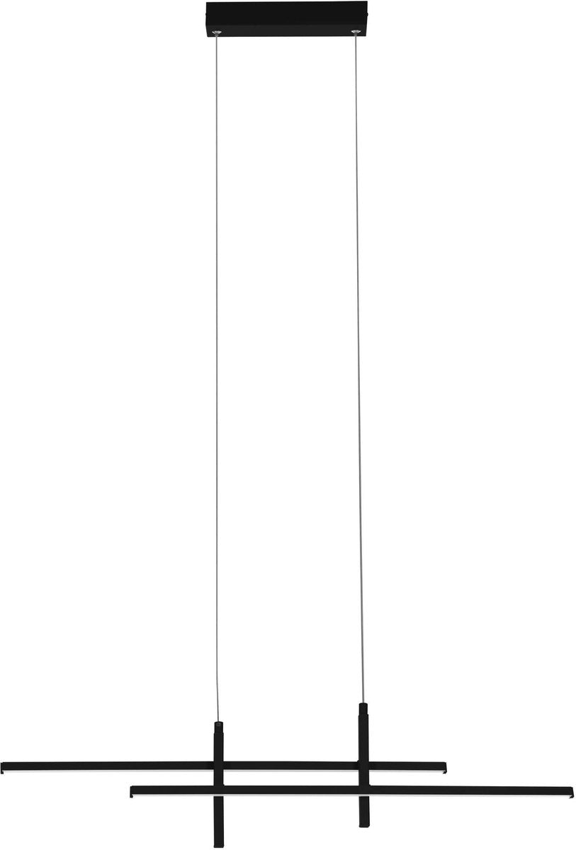 Lampada a sospensione Eglo trepiliano - LED - 110 cm - bianco e nero