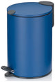 Papelera de pedal Kela, 3 l, azul océano - | mate