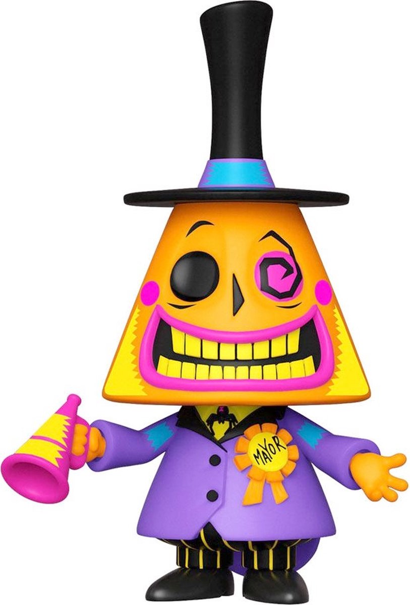 Funko the nightmare before christmas - pop! mayor (blacklight) 9 cm verzamelfiguur - multicolours