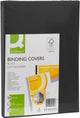 Q-connect hoja de cubierta a4 cuero 250 gramos 1 pieza negro