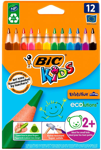 Bic Kids Ecolutions Evolution Triangle, 12st.