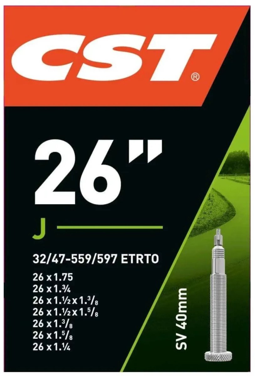 Tubo interno CST 26 x1,75-1 1 4 Etro 32 47-559 597, valvola: Presta francese 40mm