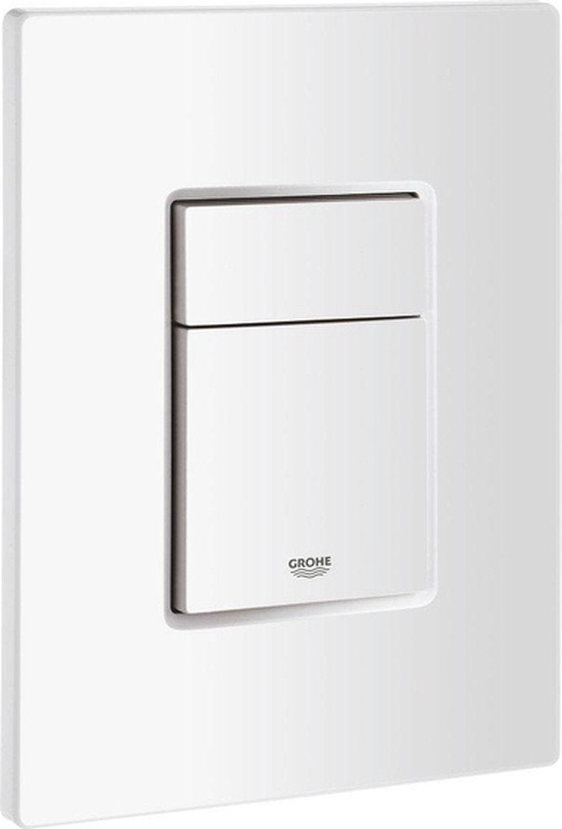 Inodoro con panel de control Grohe skate cosmopolitan - doble descarga - plástico - blanco alpino