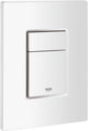 Inodoro con panel de control Grohe skate cosmopolitan - doble descarga - plástico - blanco alpino
