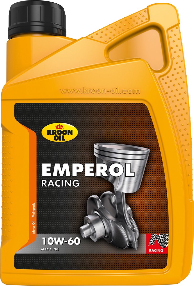Kroon-oil emperol racing - olio motore 10w-60 - completamente sintetico - 1 litro - trasparente