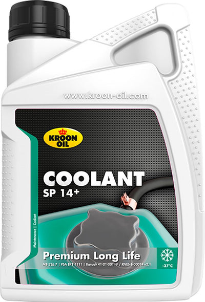 Kroon-oil - refrigerante sp14+ - larga duración - 1 litro - verde azul