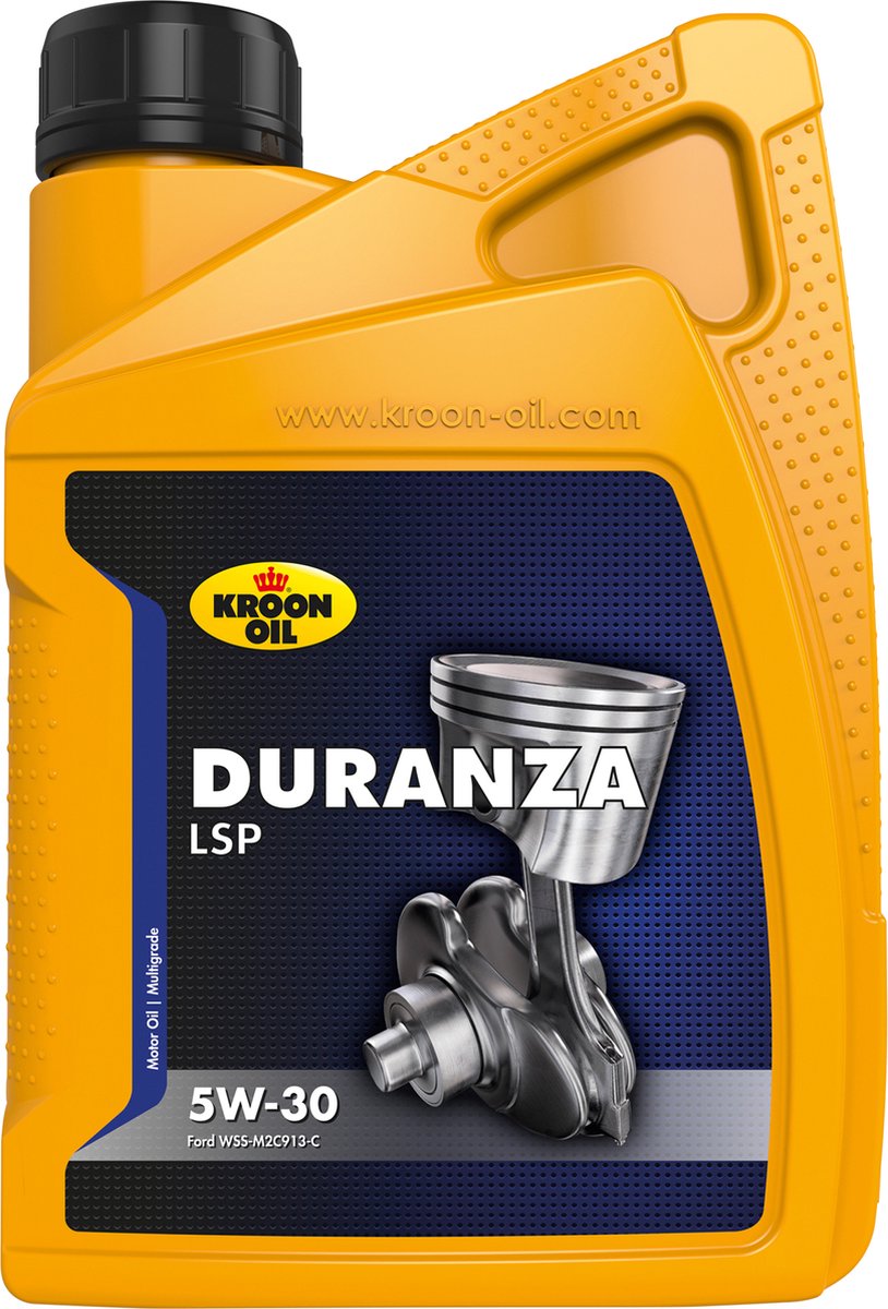 Kroon-oil duranza lsp - aceite de motor sintético 5w-30 - ahorro de combustible - 1 litro - transparente
