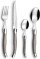 Lou laguiole - Set posate 24 pezzi tortora - 6 persone