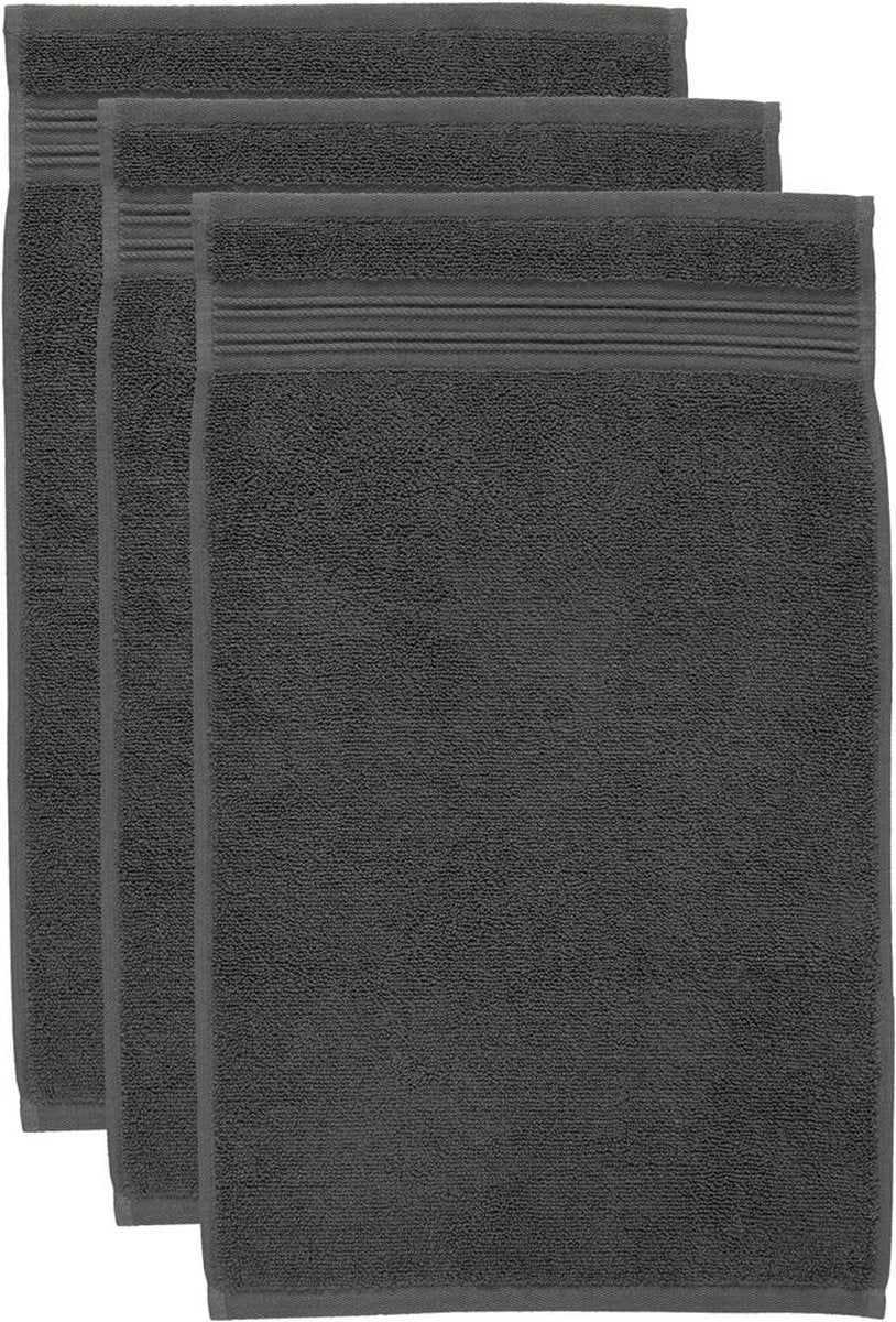 Beddinghouse sheer set van 3 washandjes - wit