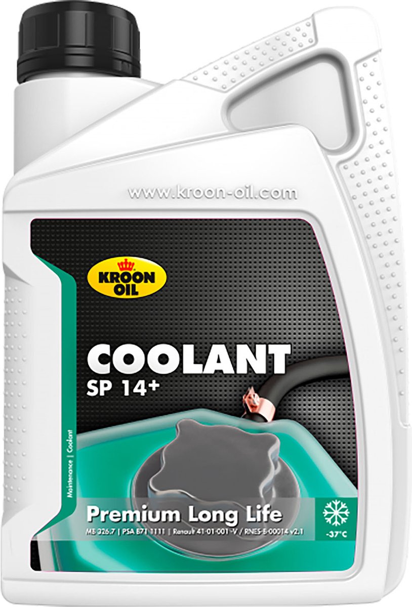 Kroon-oil - refrigerante sp14+ - lunga durata - 1 litro - verde blu