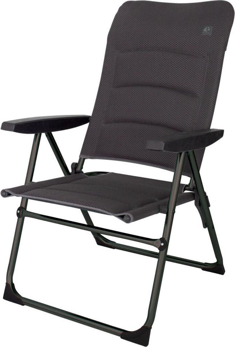 Eurotrail campingstoel canyon 48 x 42 x 103 cm polyester - antraciet