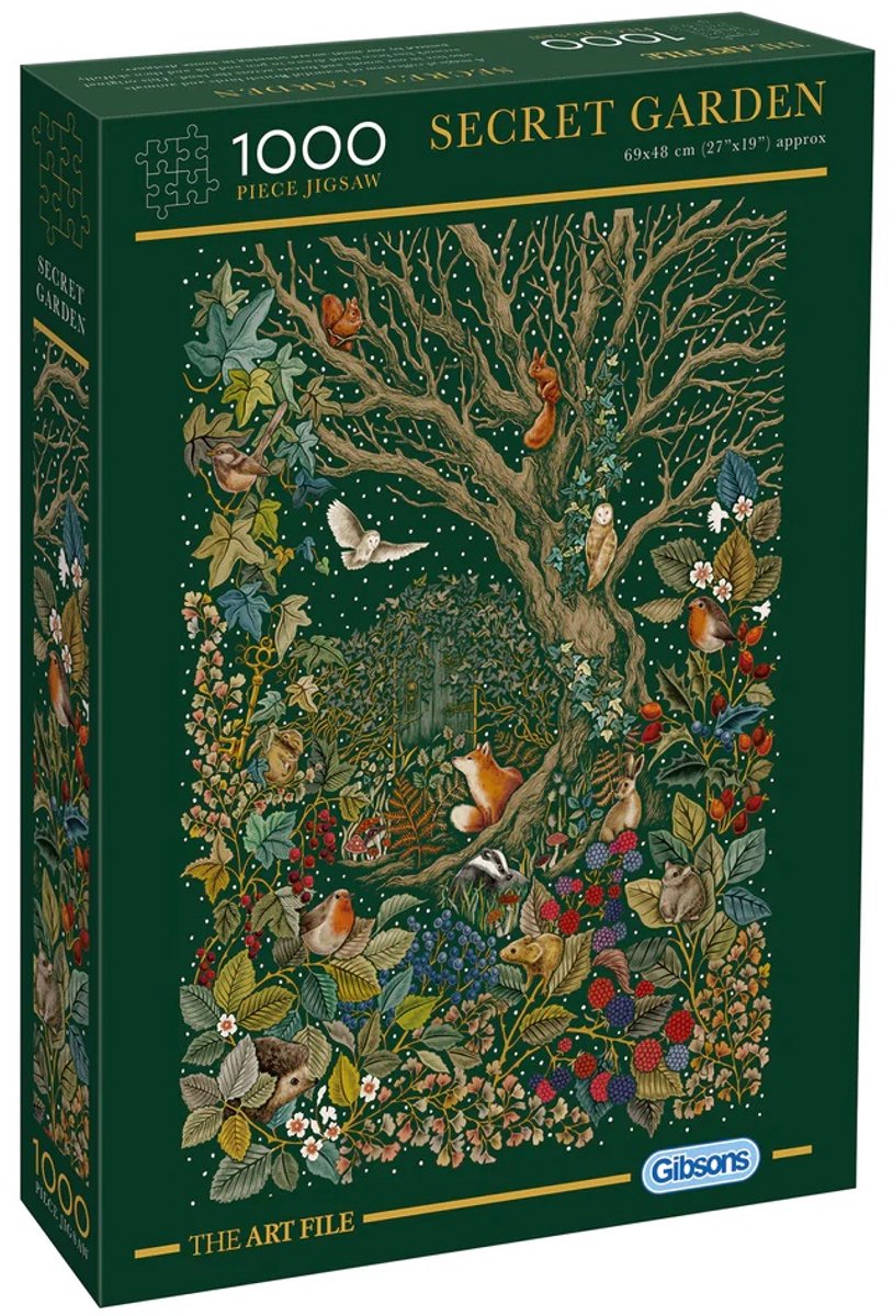 Gibsons - giardino segreto (porta il file artistico) - 1000 pezzi 48×69 cm (l×a) - puzzle per adulti