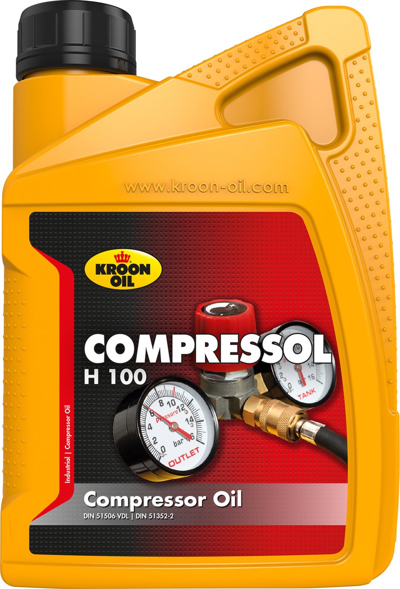 Kroon-oil Kroon Compressol H100 aceite para compresores de pistón 1ltr
