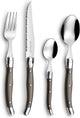 Lou laguiole - 24 delige bestekset peper bruin - 6 personen
