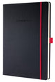 Quaderno Sigel - conceptum red edition - a4 - nero - copertina rigida - riga - 194 pagine - carta 80 grammi - si-co661