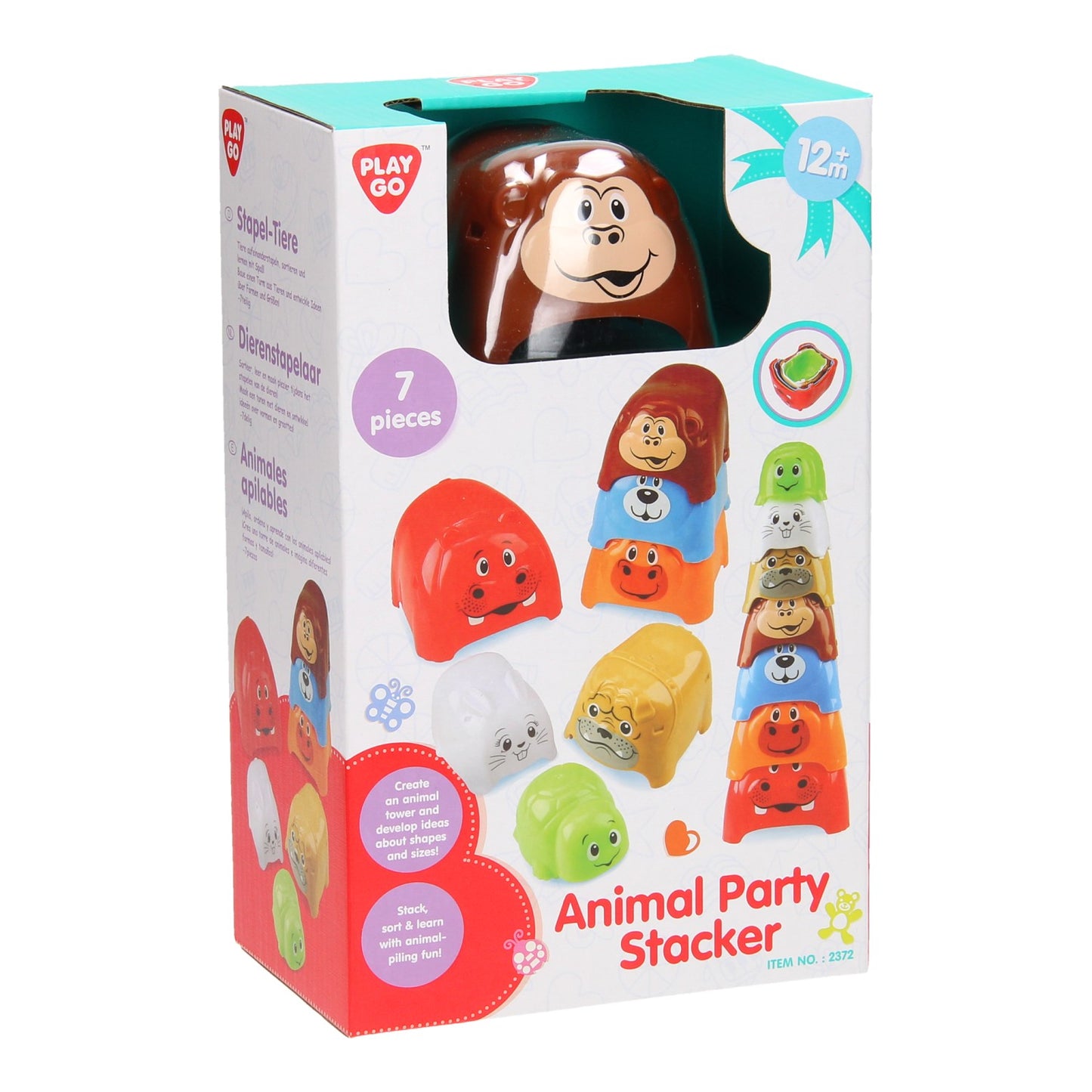 Gioca a impilamento Blocks Animal, 7dlg.