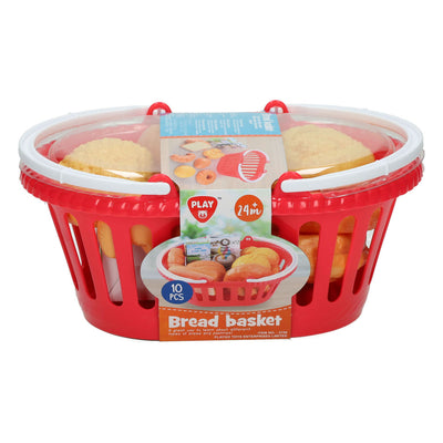 Cestino gioco con pane, 10 pz.