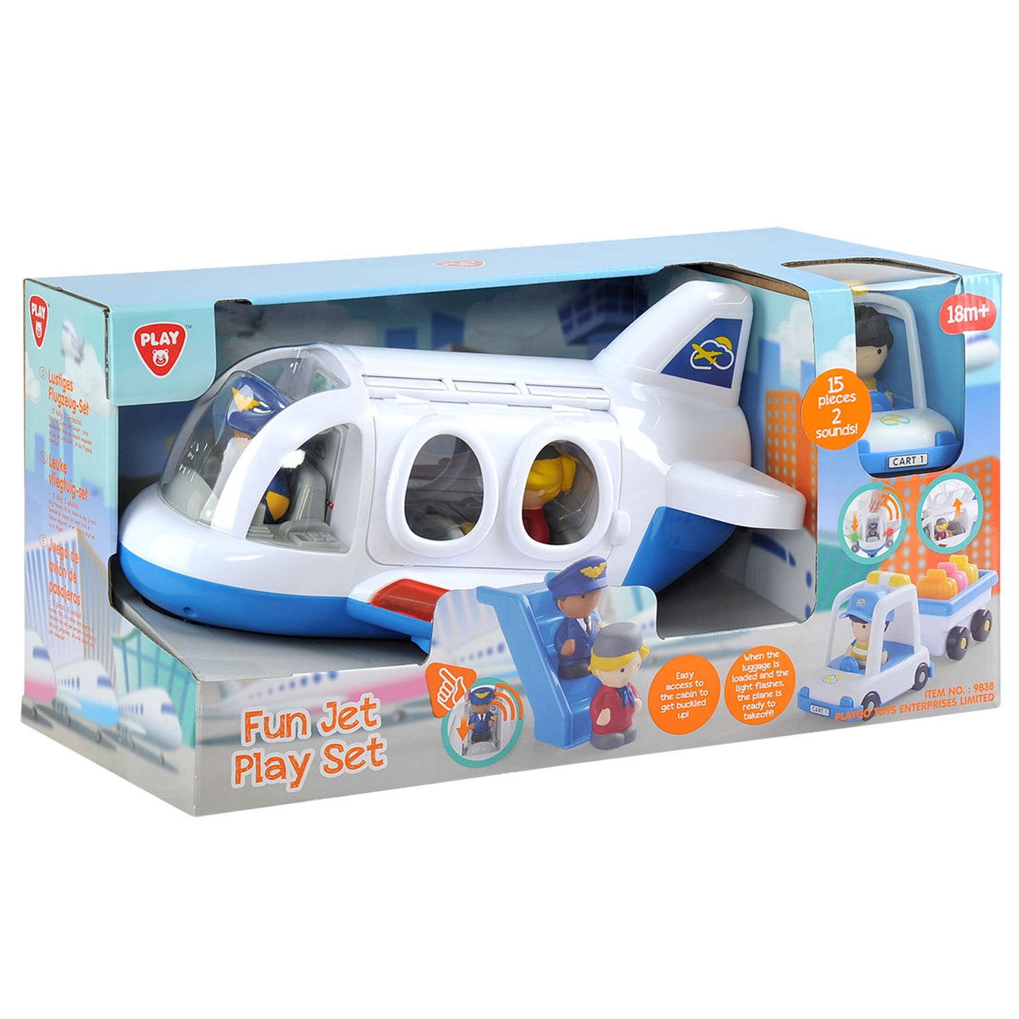 Playgo speelset vliegtuig