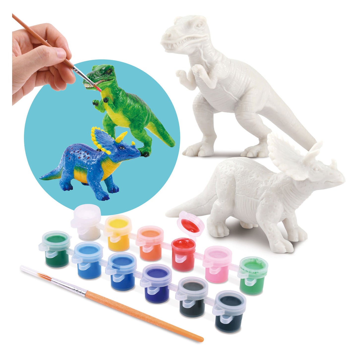 Gioca a dipingere i tuoi dinosauri, 15dlg.
