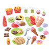 Play Toys Food Lunch and Snacks Play Set, 60dlg.